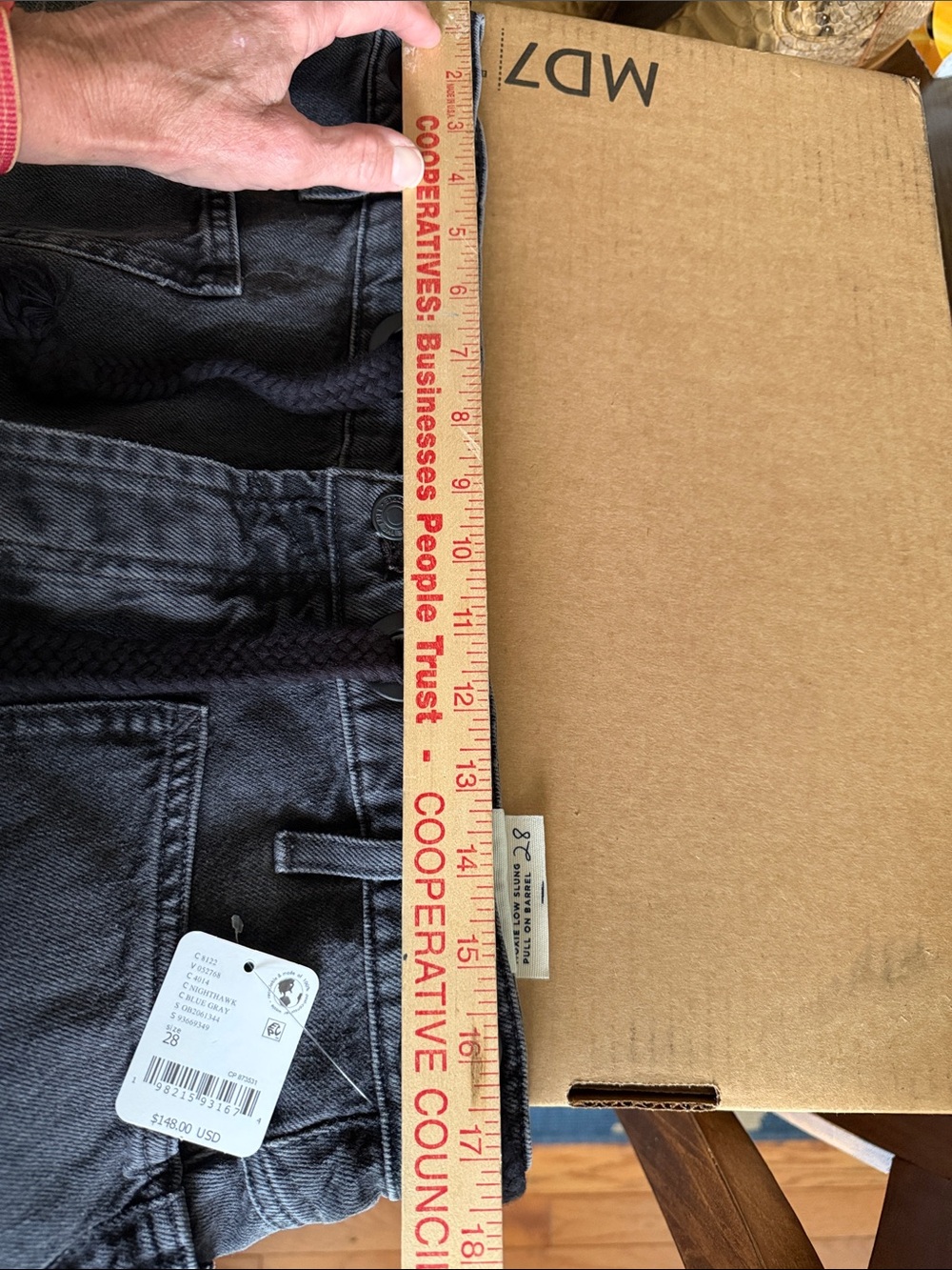 We The Free Moxie low slung pull on barrel Jeans - Picture 10 of 10